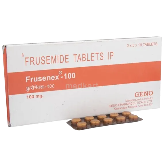frusenex 100mg tablet 10's
